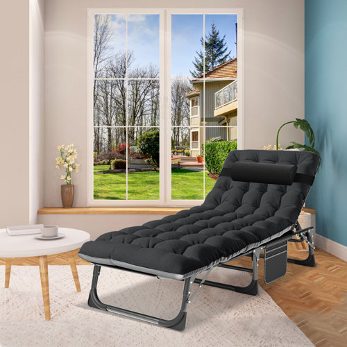 Ebern Designs Latress Folding Chaise Lounge Chair 5Position, Folding